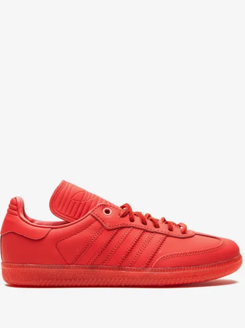 adidas x Pharrell Samba Humanrace Red Sneakers