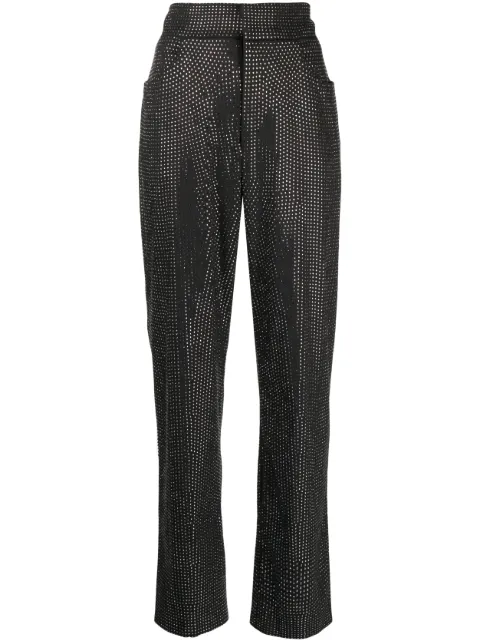 Giuseppe Di Morabito pantalon à ornements en cristal
