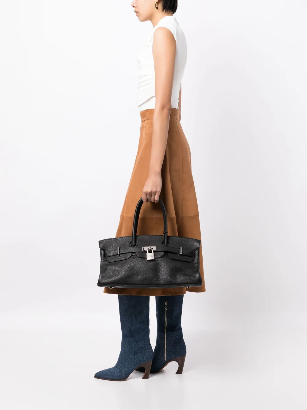 Hermès 2005 pre-owned Horizontal Birkin handtas - Zwart
