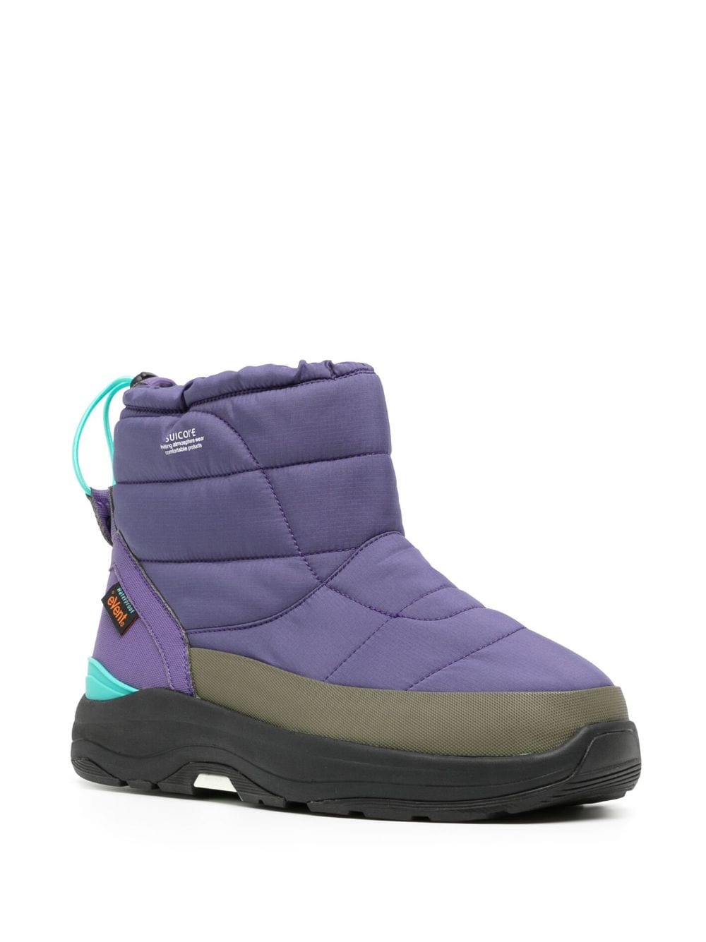 Shop Suicoke Bower Padded Snow Boots In Purple