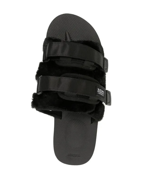 naianicoページ Suicoke Moto logo-patch Slides | Black | FARFETCH CA