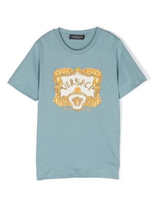 Young Versace Outlet: t-shirt for boys - White  Young Versace t-shirt  10002391A04767 online at