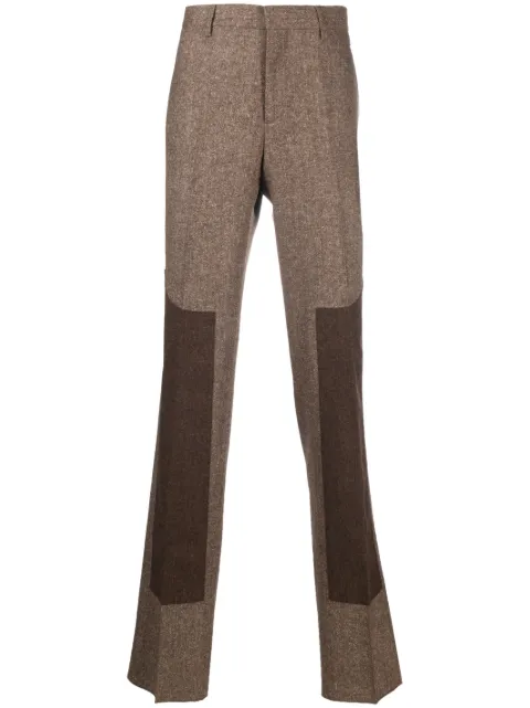 Moschino pantalones de vestir con diseño a paneles