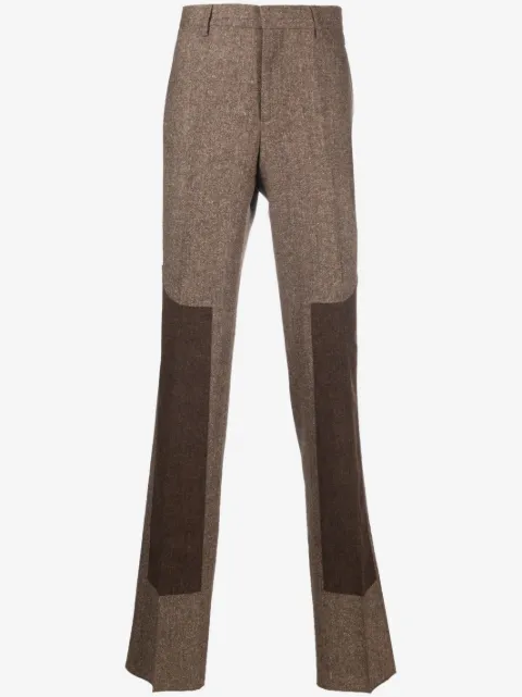 Moschino tailored-cut panelled trousers