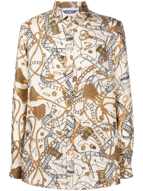 Moschino Camisa com estampa gráfica