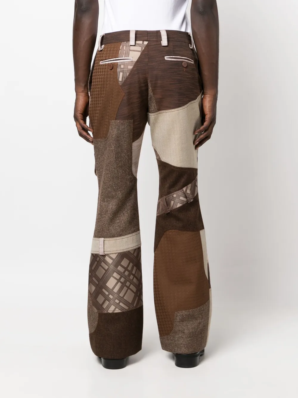 Moschino Flared broek Bruin