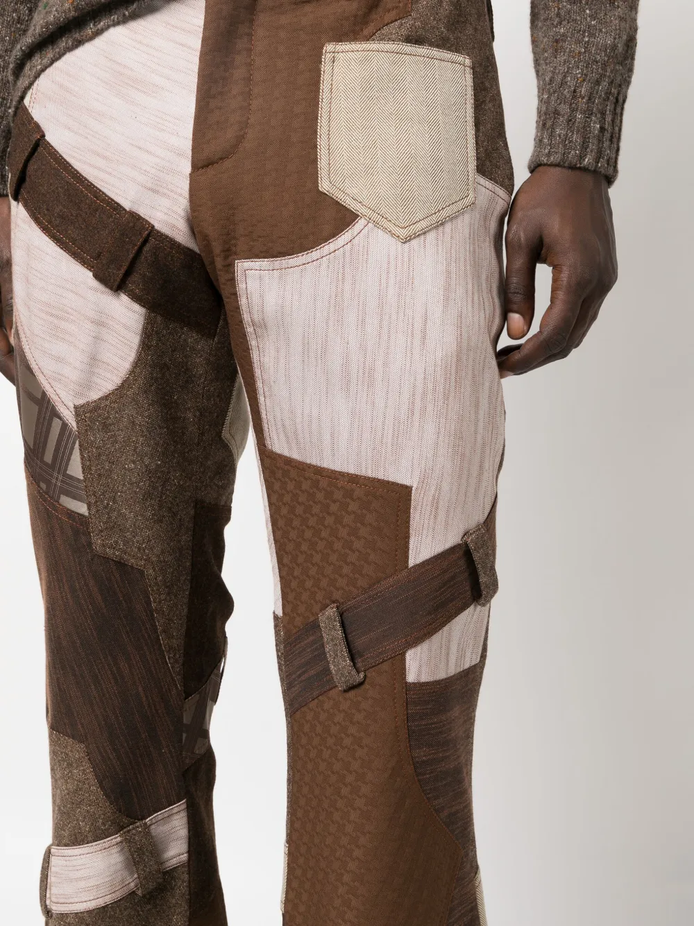 Moschino Flared broek Bruin