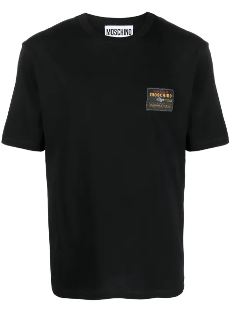 Moschino logo-appliqué T-shirt