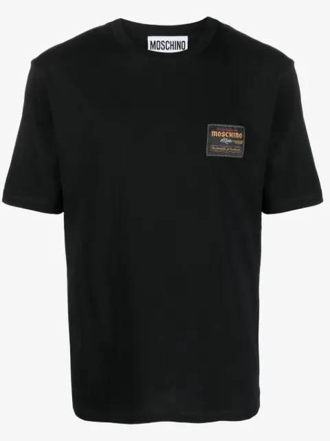 Moschino logo-appliqué T-shirt