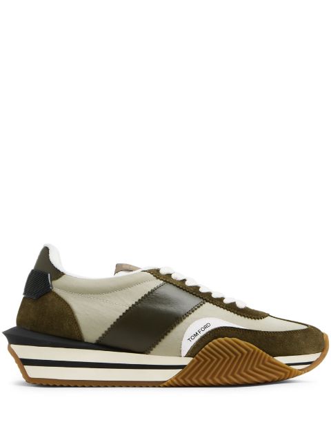 TOM FORD James lace-up suede sneakers Men