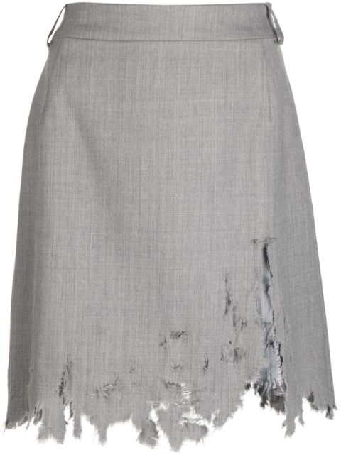 Natasha Zinko distressed office skirt