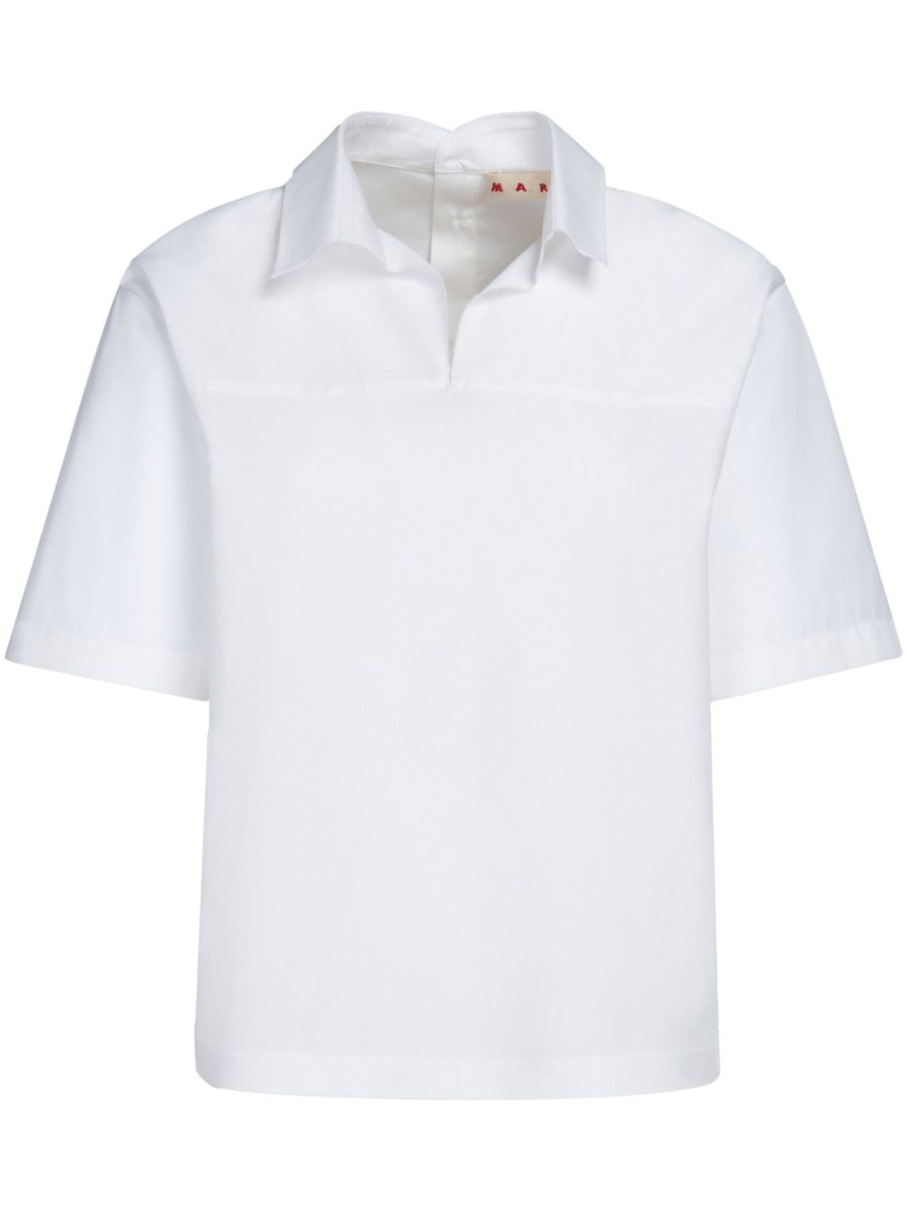 Cheap Marni polo-collar poplin blouse Women