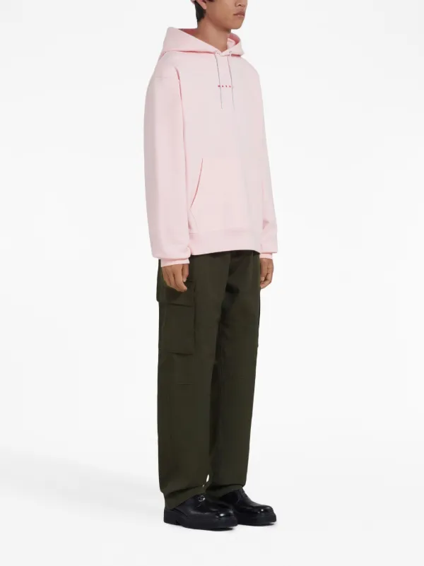 Marni ロゴ パーカー | ピンク | FARFETCH JP
