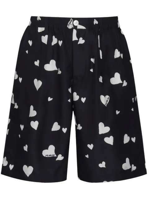 Marni Shorts Bunch of Hearts