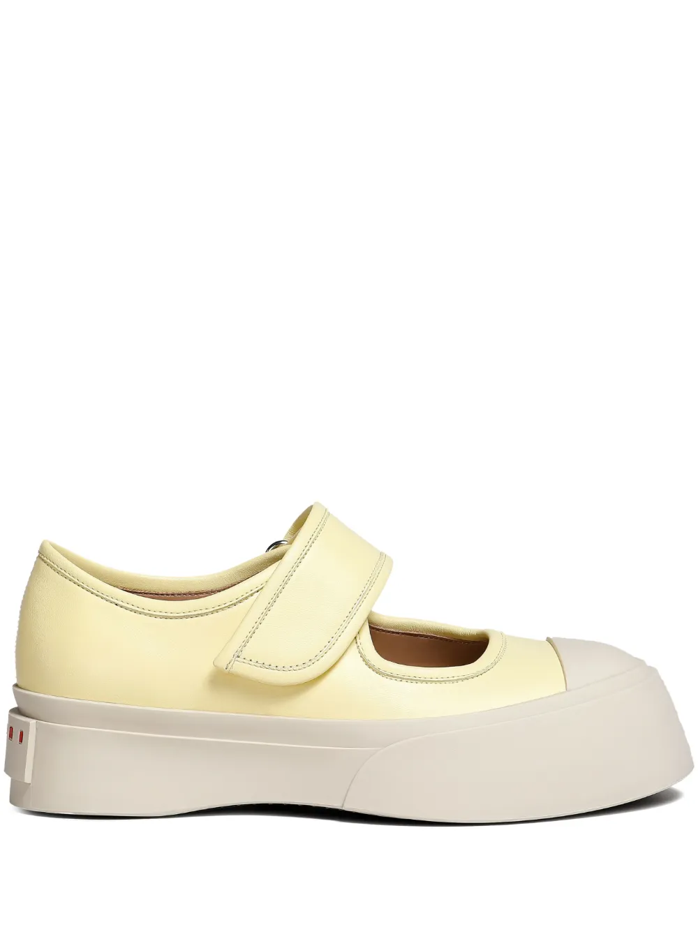 Marni Pablo Leather Mary Jane Sneakers - Farfetch