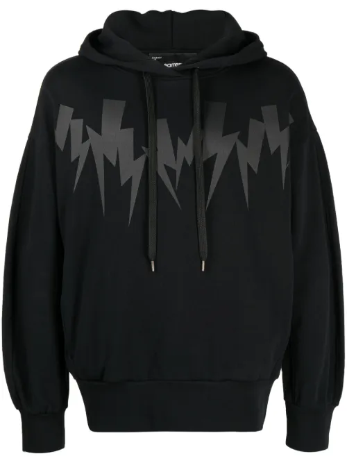 Hoodie à imprimé Thunderbolt - Neil Barrett - Modalova