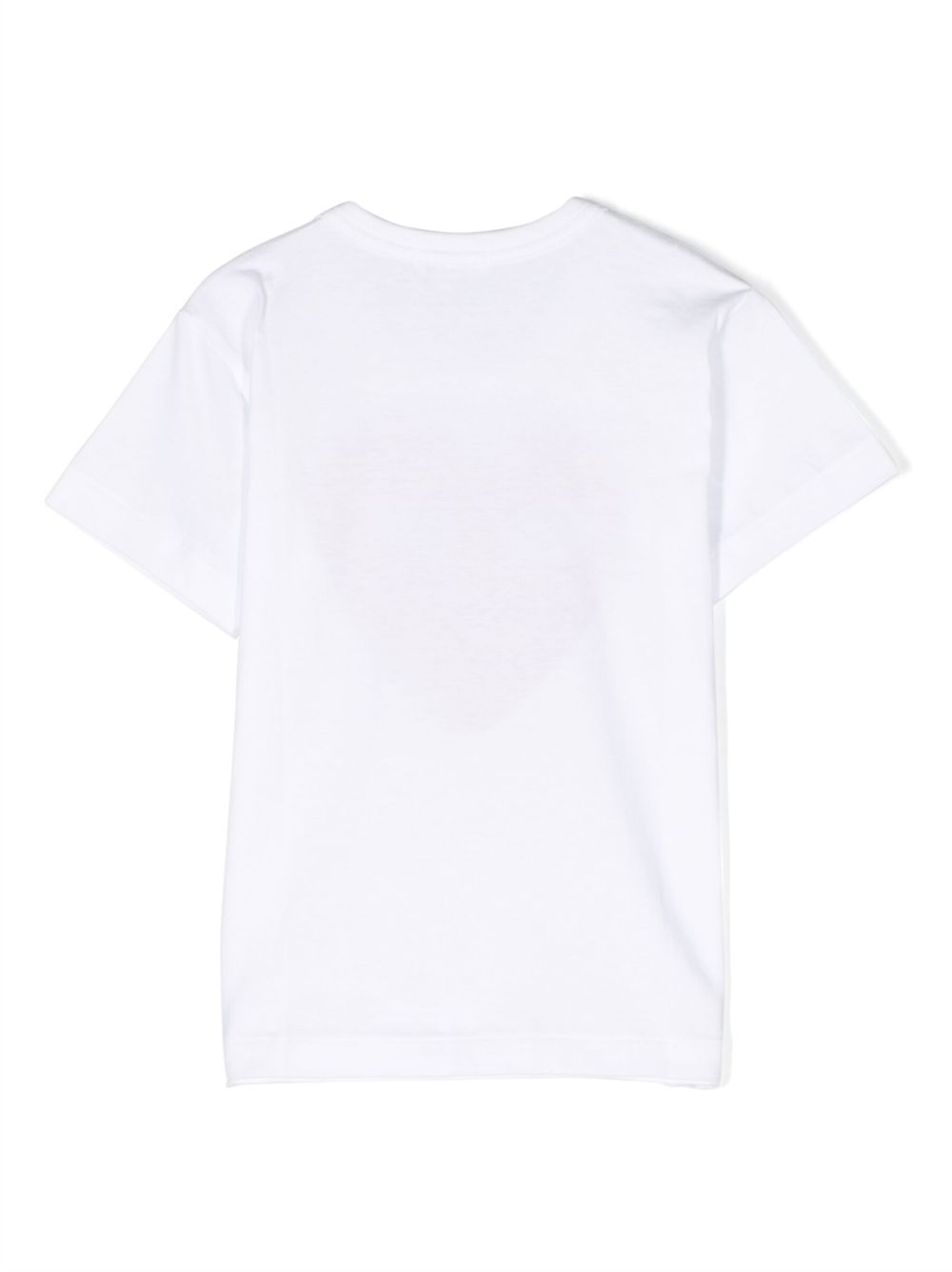 Comme Des Garçons Play Kids logo-print cotton T-shirt - Wit
