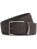 Zegna reversible leather belt - Brown