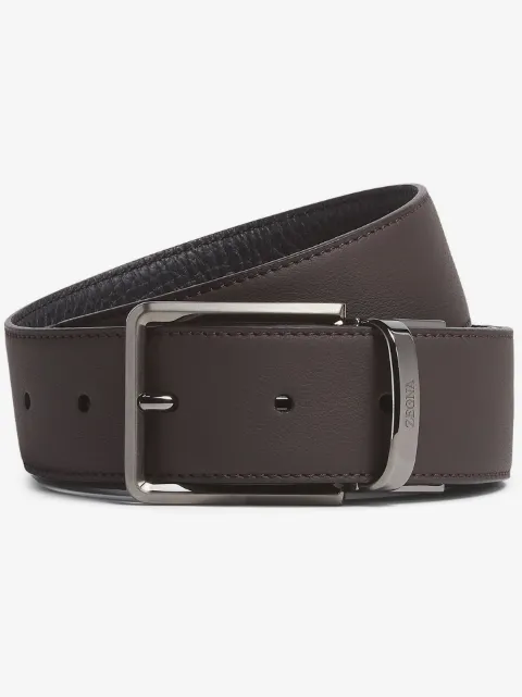Zegna reversible leather belt