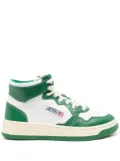 Autry high-top lace-up leather sneakers - White