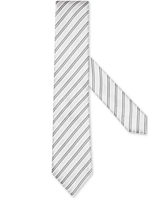 Zegna graphic-print silk-blend tie
