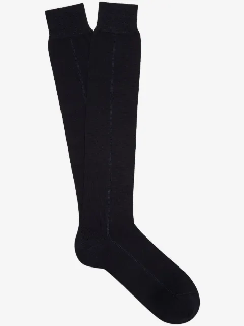 Zegna Triple Stitch cotton-blend socks