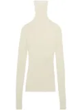 AMI Paris roll-neck ribbed sweater - Neutrals