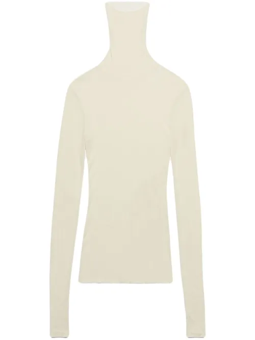 Pull nervuré à col roulé - AMI Paris - Modalova