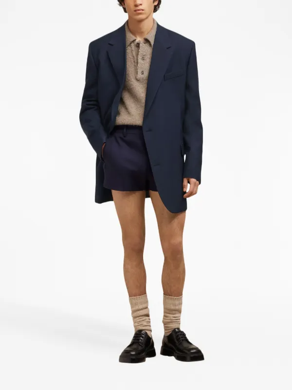 AMI｜BLAZERS (FBV031 PL0012 001) AMI Paris Wool Blazer | Grey | FARFETCH