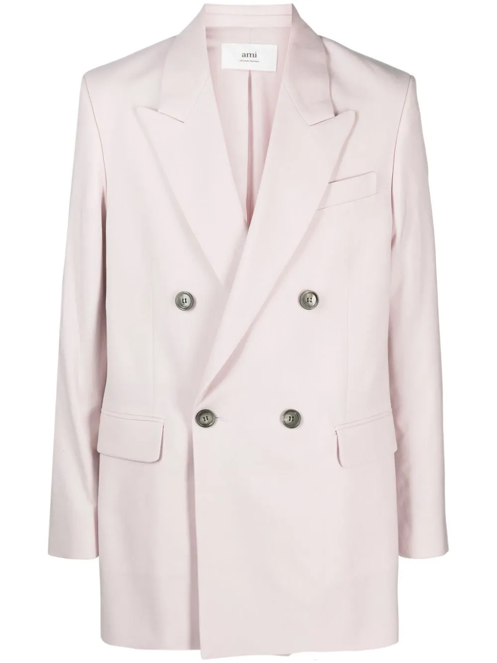 Ami Paris Dubbelrijige blazer Pink Heren