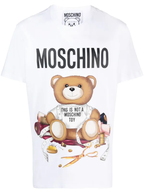 Moschino Teddy Bear Organic Cotton Sweatshirt - Farfetch