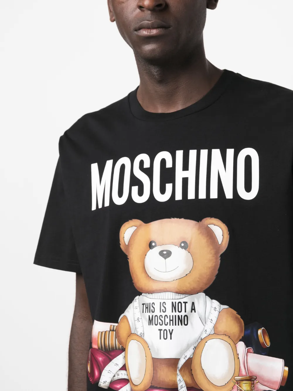 □38/ MOSCHINO COUTURE! モスキーノ 3D ラバー Tシャツ - トップス