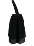 Comme Des Garçons Comme Des Garçons floral-lace high-waisted skirt - Black