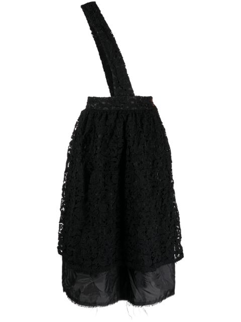 Comme Des Garcons Comme Des Garcons floral-lace high-waisted skirt Women