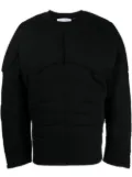 Natasha Zinko Monster padded-design sweatshirt - Black