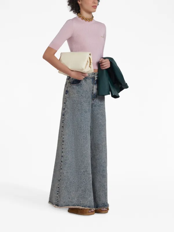 Marni リブニット セーター | ピンク | FARFETCH JP