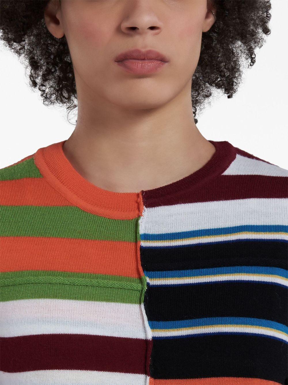 Affordable Marni patchwork striped jumper Women