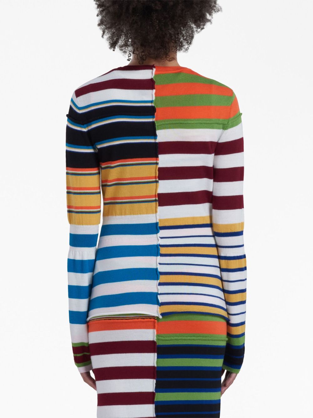 Affordable Marni patchwork striped jumper Women