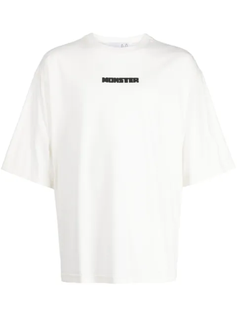 Natasha Zinko Monster-print cotton T-shirt