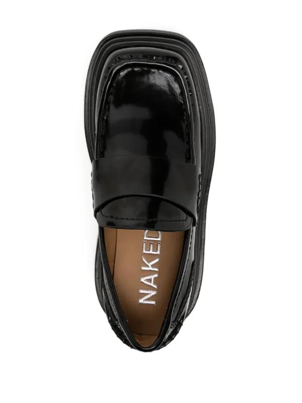 NAKED WOLFE★プラットフォームローファー NAKED WOLFE プラットフォーム ローファー | ブラック | FARFETCH JP