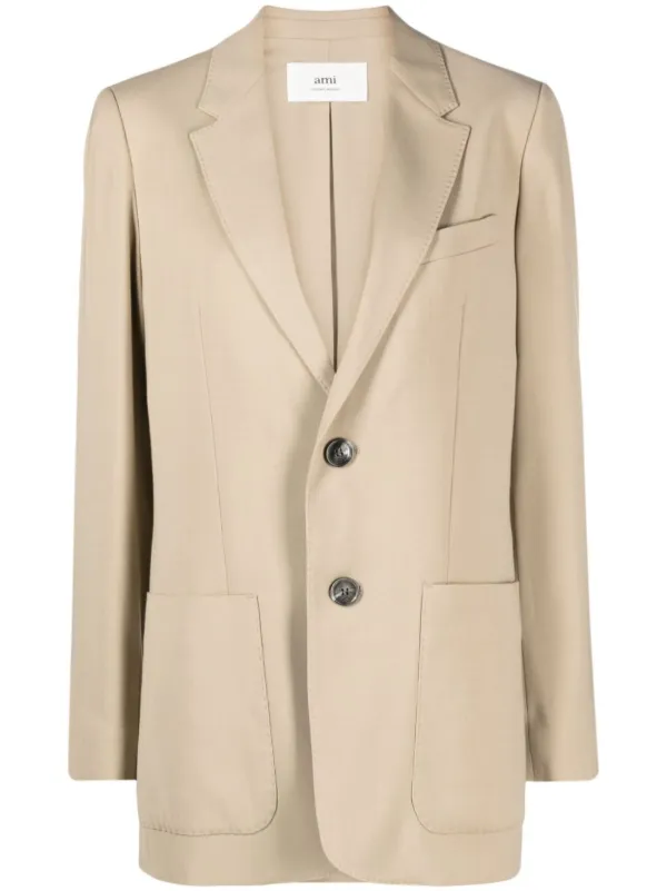 ボトムスその他 Ami Taupe Brown Single-Breasted Blazer Single breasted blazer - Taupe