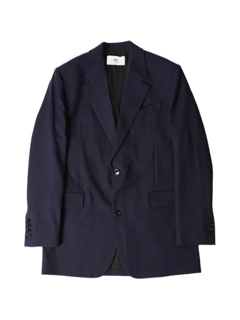 AMI Paris blazer con botones y solapas de muesca