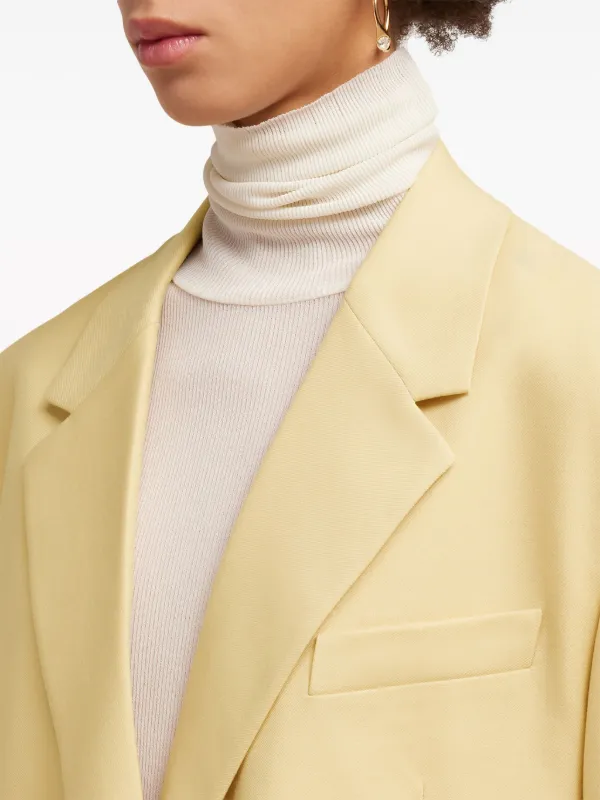 ジャケット AMI PARIS Ivory wool oversize blazer (FBV311WV0026 185) Oversized wool jacket in white - Ami Paris | Mytheresa