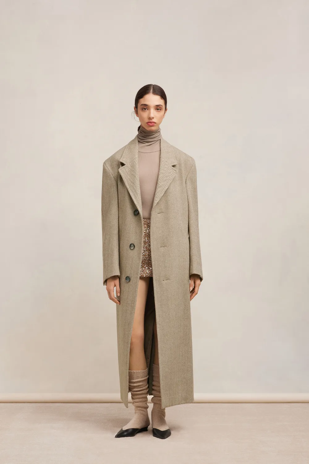 Ami Alexandre Mattiussi Single-breasted Long Coat