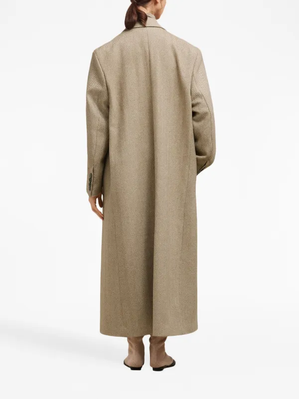 AMI Paris オーバーサイズ 3ボタン コート | ニュートラル | FARFETCH JP