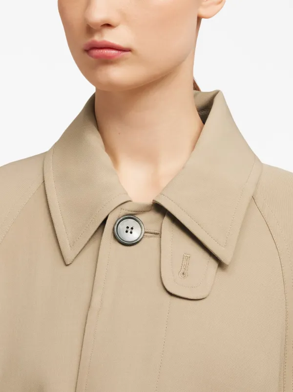 コート AMI PARIS Woman Coat Beige FCO308WV0022 263 AMI Paris single-breasted Belted Trench Coat | Neutrals