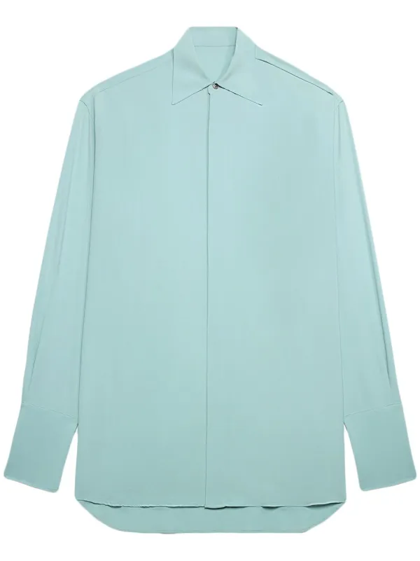 AMI Paris シャツドレス | ブルー | FARFETCH JP