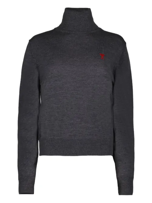 Pull Ami de Coeur en laine mérinos - AMI Paris - Modalova