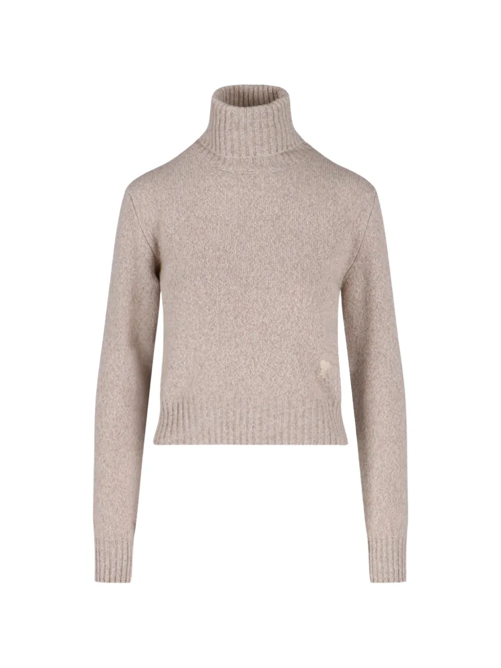 AMI Paris Ami de Coeur mélange-effect jumper · L
