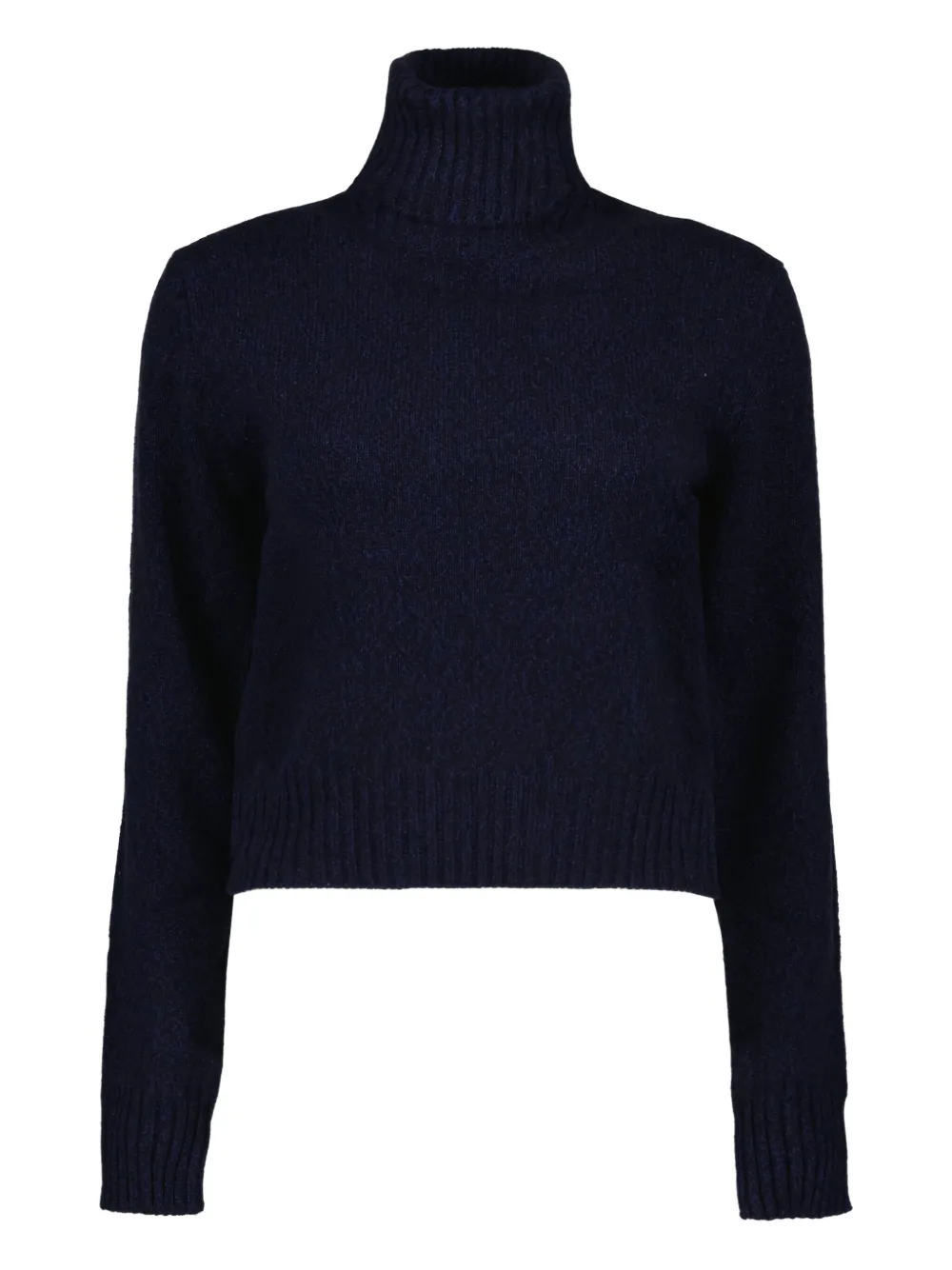 AMI Paris Ami de Coeur roll-neck jumper | Blue | Image 1
